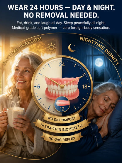 Premium Comfort-Fit Denture Set – Natural Look, Secure Fit, Confident Smile