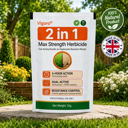 🔥 Advanced 2-in-1 Pro+ Herbicide | Upgraded Formula for 6-Hour Rapid Kill, Root Eradication & Destroys Glyphosate-Resistant Weeds KB