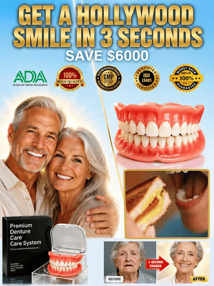 Premium Comfort-Fit Denture Set – Natural Look, Secure Fit, Confident Smile